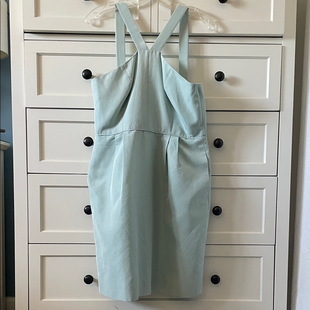 NWT J. Crew Women’s Soft Sprout Green Strappy Cocktail Dress w/ Pockets - 10